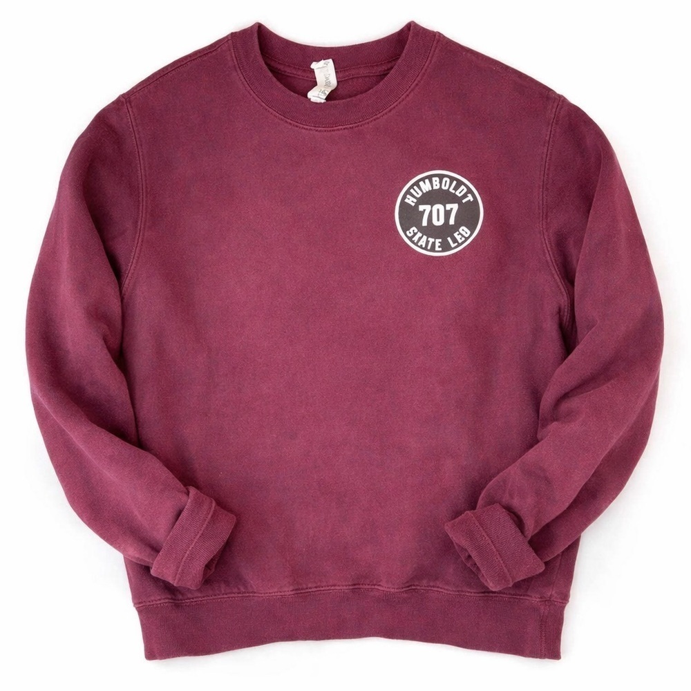SM Double sided Independent Trading Co. Long Sleeve Shirt Maroon heavy cotton